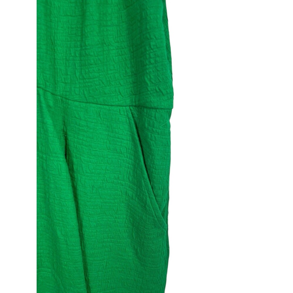 Draper James Kelly Green Short Sleeve Pullover Pocketed Textured Skater Dress 3x - Picture 4 of 15